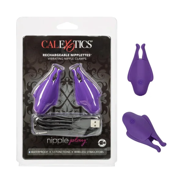 Nipple Play Rechargeable Nipplettes Black