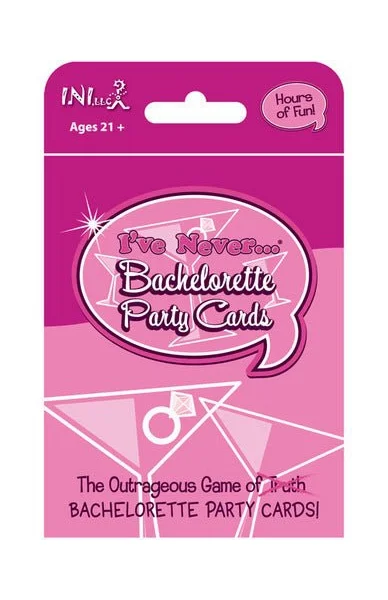 "I've Never" Bachelorette Party Cards