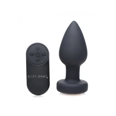 Silicone Vibrating Led Plug Medium