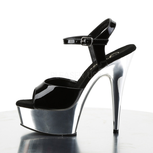 DELIGHT-609 - 6" Stiletto Heel Ankle Strap PF Sandal — image 11 of 16