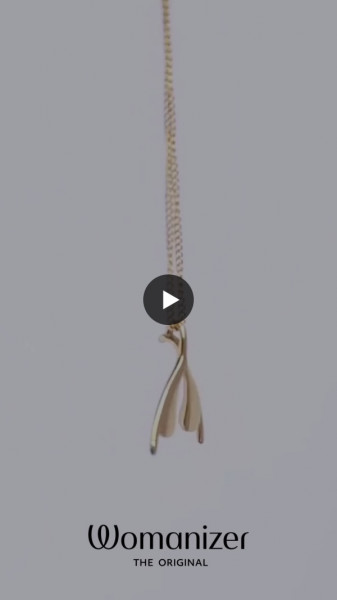 Womanizer 18k Gold Plated Clitoris Necklace