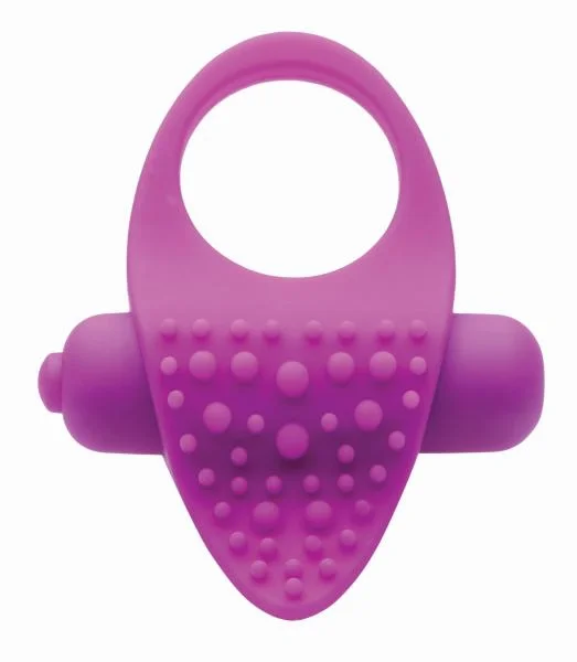 Versa Tingler Cock Ring, Finger Vibe Clit Stim Purple — image 5 of 8