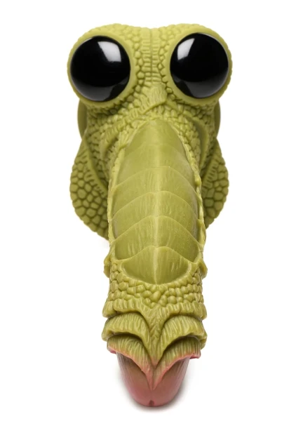 Creature Cocks - Swamp Monster - Green Scaly Silicone Dildo