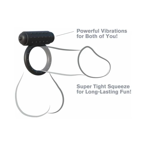 Fantasy C-Ringz The Wingman Black Cock Ring