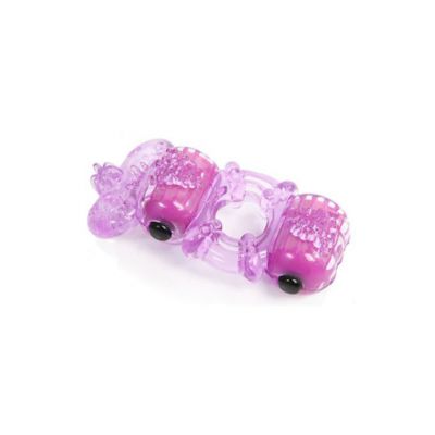 Tri O Silicone Cock Ring Purple One Size