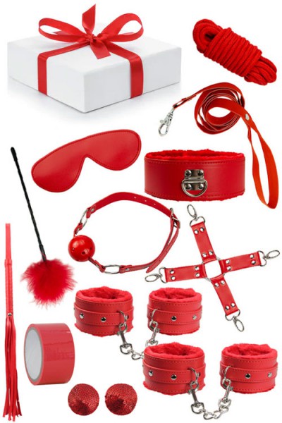 Wild Secrets x Berlin Baby Red Romance Bondage Set (12 Pce)