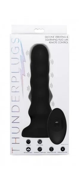 Silicone Vibrating & Squirming Plug with Remote Control — image 4 of 4