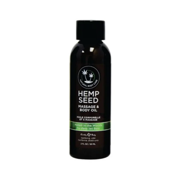 Earthly Body Massage Oil Naked In The Woods 2oz