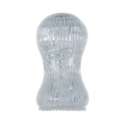 Sleeves Renegade Grooved Pleasure Stroker Clear