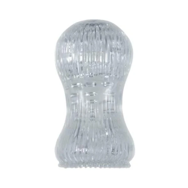 Sleeves: Renegade Grooved Pleasure Stroker Clear