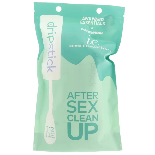 After Sex Clean Up Drip Stick 12 Pack