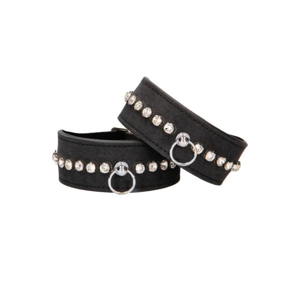 Ouch! Diamond Studded Wrist Cuffs