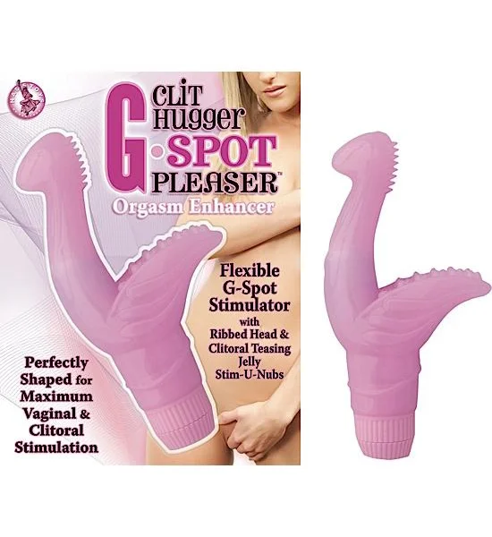 Clit hugger g spot pleaser pink vibrator