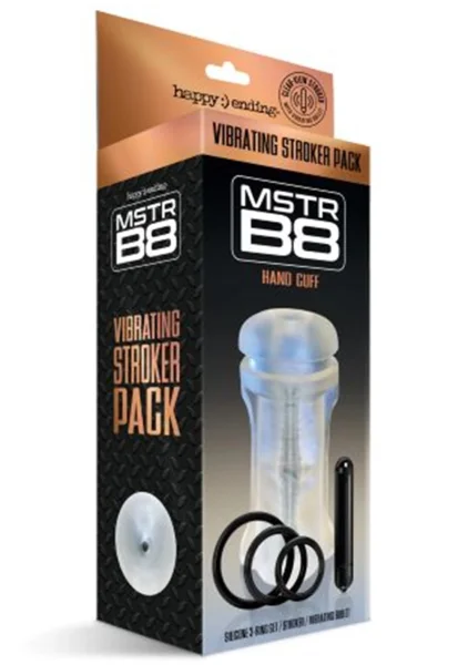MSTR B8 In the Clear Vibrating Stroker Pack — image 4 of 8