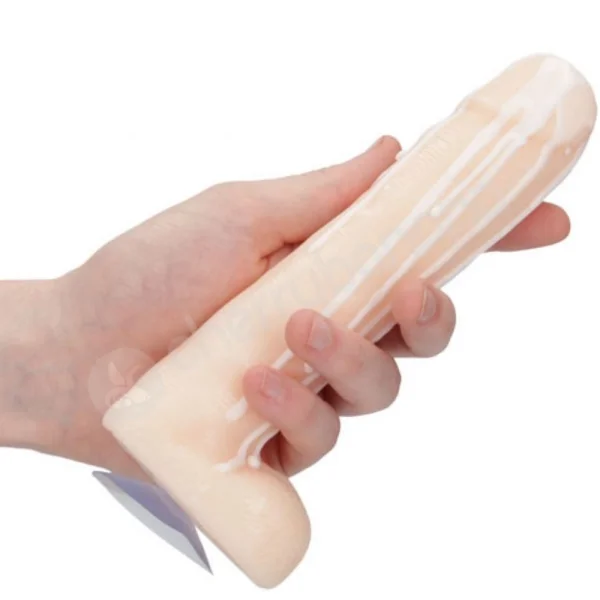 S-Line Cream Cum Covered Brown Dicky Soap With Balls