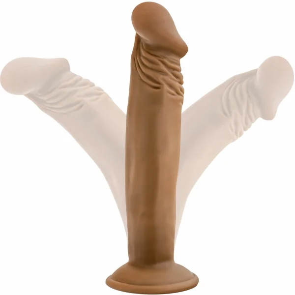 Dr. Skin Dr. Small Realistic Dildo With Suction Cup by Blush - Caramel