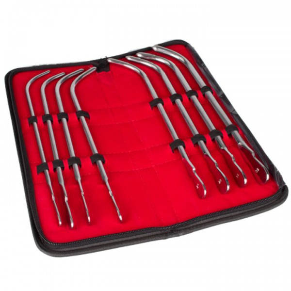 Torment Stainless Steel Set of Eight Van Buren Urethral Sounds