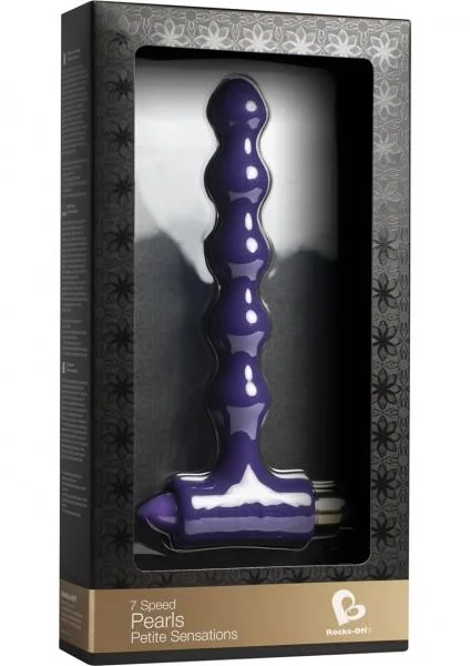 Petite Sensations Pearls 7X Vibrating Beads Purple