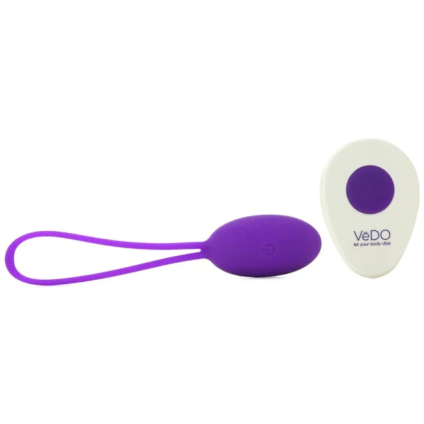 VeDO Peach Remote-Controlled Vibrating Egg - 'Into You Indigo'