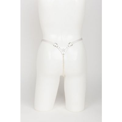 Bianco Pearl String by Fraulein Kink