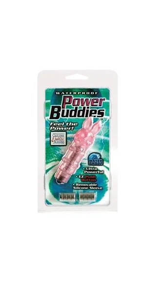 Waterproof Power Buddies Pink Bunny Vibrator