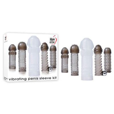 Adam Eve Vibrating Penis Sleeve Kit