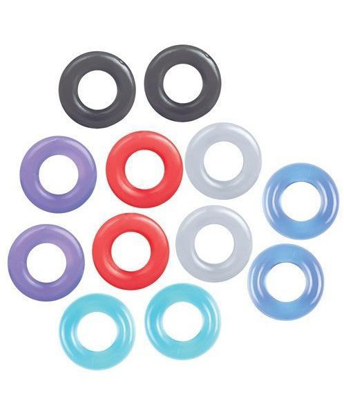 The 9's Baller's Dozen 12pc Cockring Set