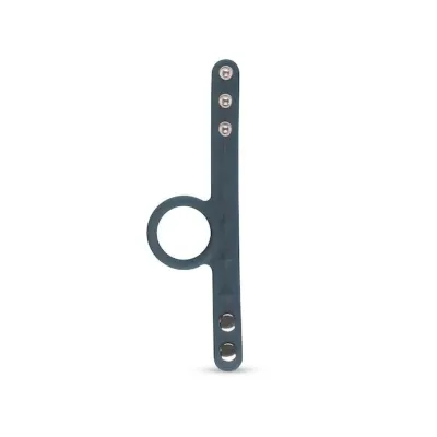 Cock Ball Strap L Grey L