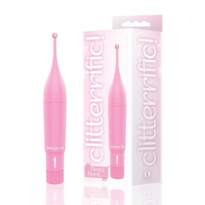 The 9 s Clitterific Pearl Point Pink 20 cm Point Clitoral Stimulator