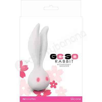 Go go Rabbit White Rechargeable Massager