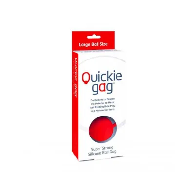 Quickie Ball Gag Large Red Large