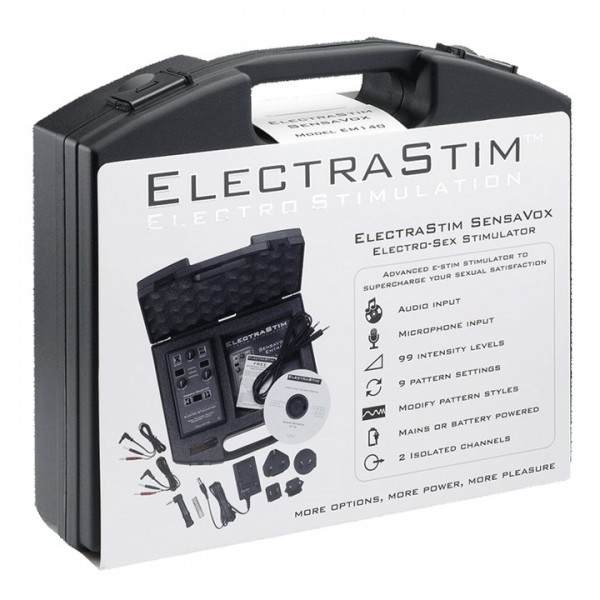 ElectraStim EM140 SensaVox Power Unit Dual Channel Electrosex Kit