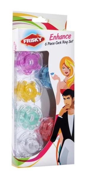 Enhance 6 Piece Cock Ring Set — image 5 of 9