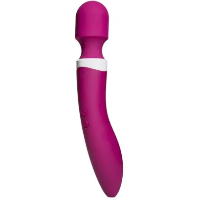Doc Johnson iVibe Select iWand Luxurious Premium Silicone Warming and Vibrating Intimate Wand Warms to 109 Degrees 7 Powerful Vibration Patterns USB Rechargeable Pink