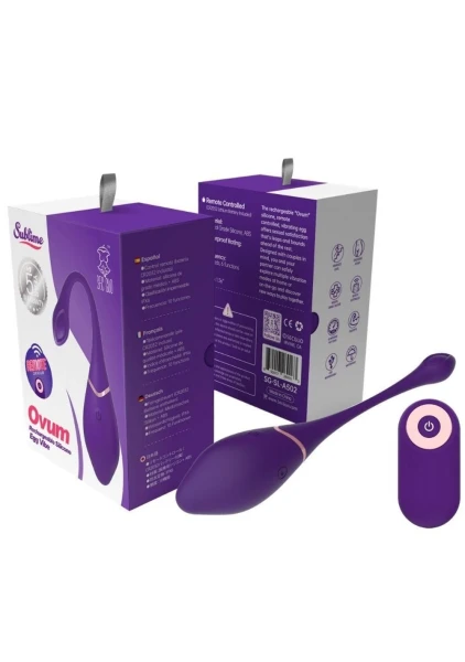 Sublime Ovum Rechargeable Silicone Egg Vibe