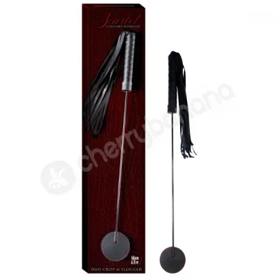 Scarlet Couture Duo Crop Flogger