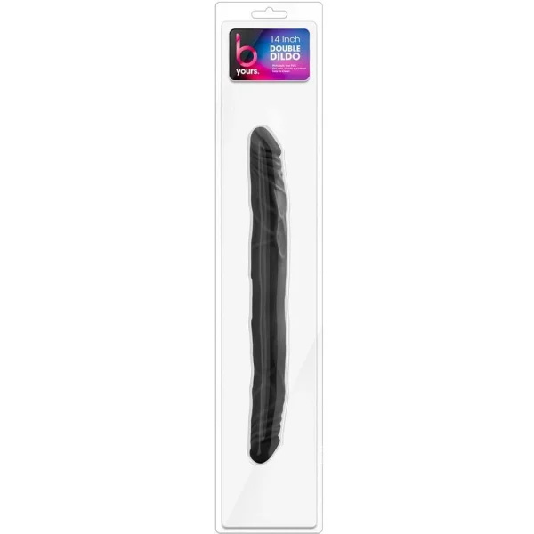 Dr. Skin 14 Inch Double Dildo by Blush - Chocolate