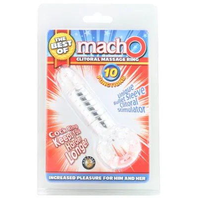 MachO Clitoral Massage Vibrating Cock Ring