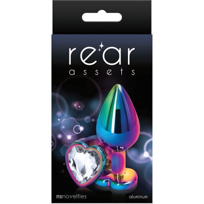 Medium Metal Heart Gem Butt Plug