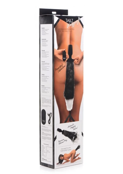 Tailz Waggerz Moving and Vibrating Fox Tail Anal Plug — image 8 of 8