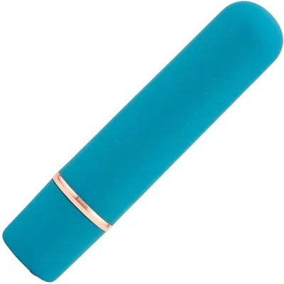 Nubii Tulla 10 Pattern Rechargeable Silicone Waterproof Bullet Vibrator By Nu Sensuelle Blue