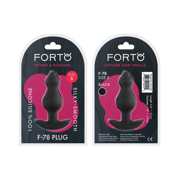 Forto F-78: Pointee 100% Silicone Plug Small — image 14 of 15