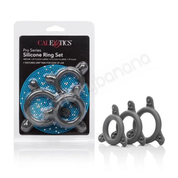 Pro Series Silicone Cock Ring Set