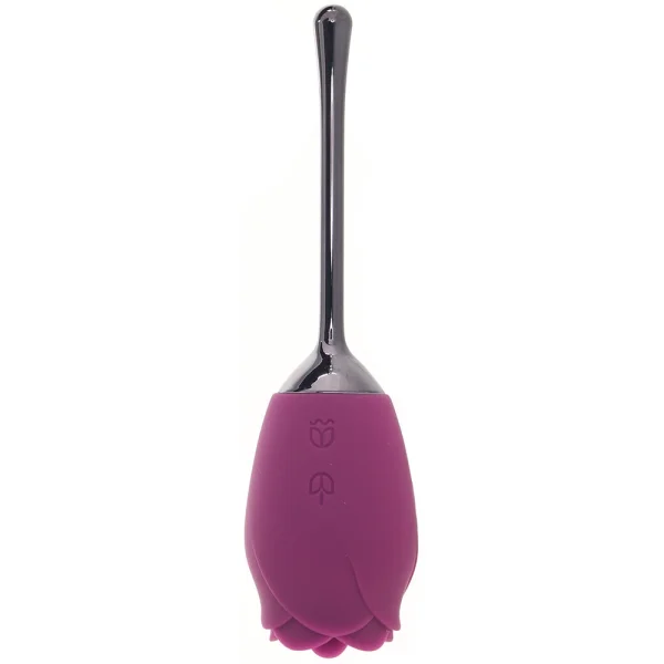Playboy Pleasure Petal Rechargeable Silicone Clitoral Vibrator - Fuchsia