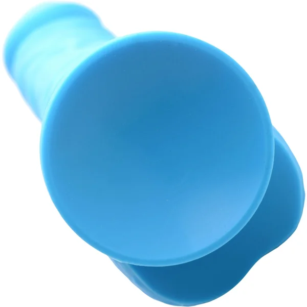 Lollicock 7.25" Silicone Suction Cup Dildo With Balls - Berry