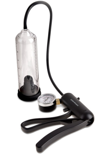 Pipedream 8.5" Penis Pump with Pressure Gauge