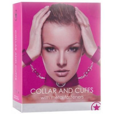 Collar with Cuffs Pink