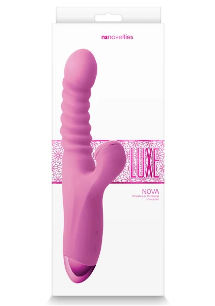 Luxe Nova Thrusting & Throbbing Rabbit Vibe