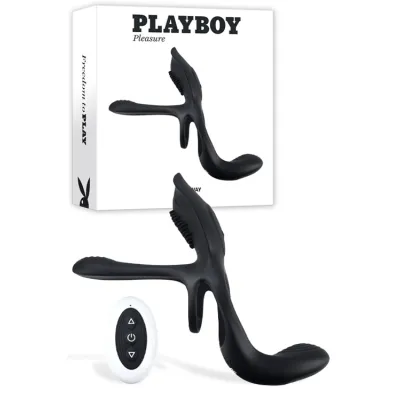 Playboy The Three Way Remote Controlled 6 5 Couples Ring