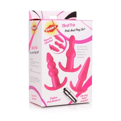 Thrill Trio Anal Plug Set Pink